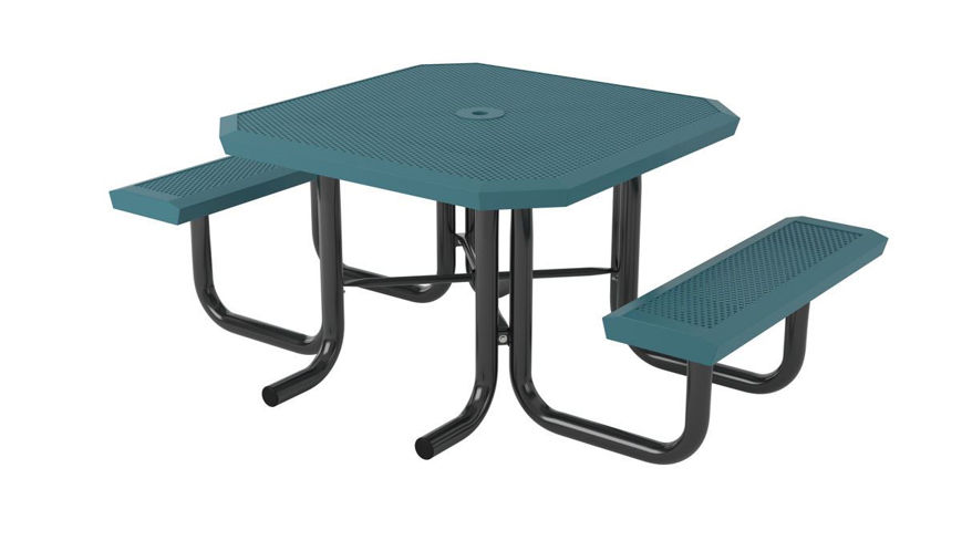 Picture of 46 in. Square Infinity Innovated Heavy Portable Table - 2 Seat 