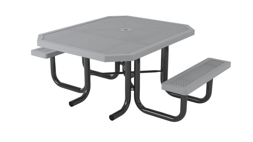 Picture of 46 in. Octagonal Innovated Portable Heavy Table - 2 Seat ADA