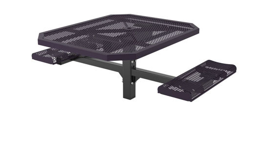 Picture of 46 in. Octagon Roll Ped Table - 2 Seats ADA