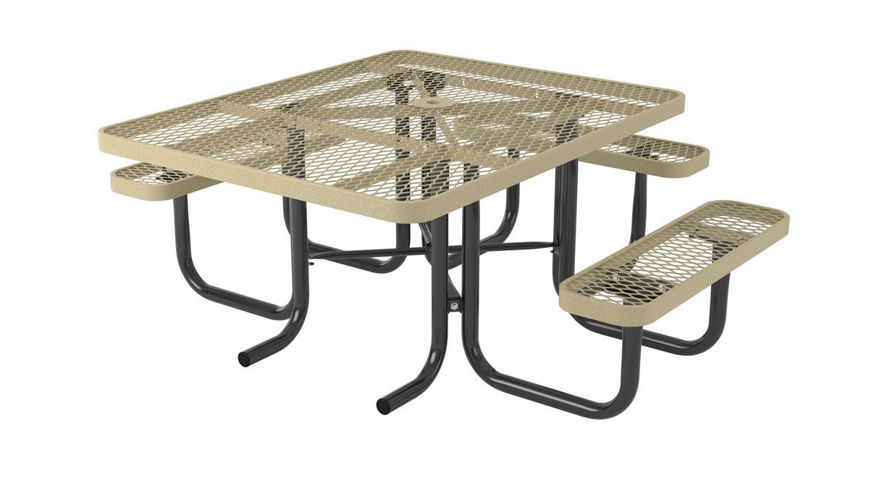 Picture of 46 in. Square L Portable Table - Seat 3 ADA