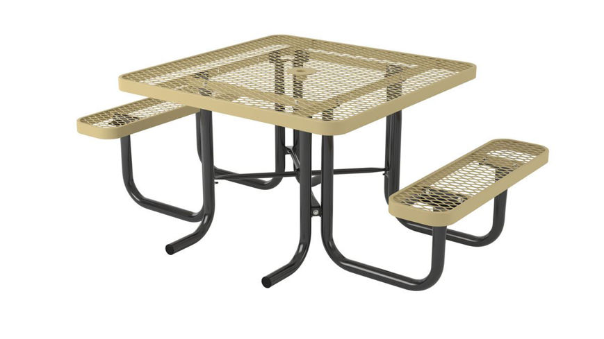 Picture of 46 in. Square L Portable Table - Seat 2