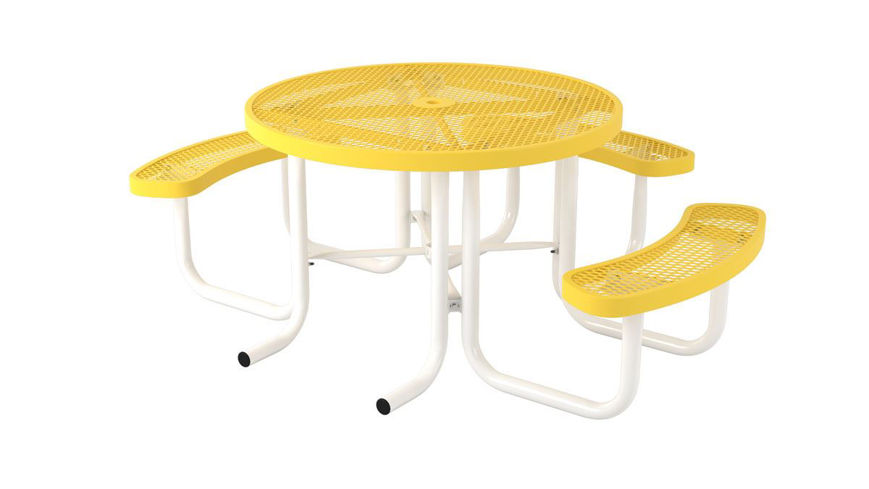 Picture of 46 in. Round Regal Portable Table - 3 Seat