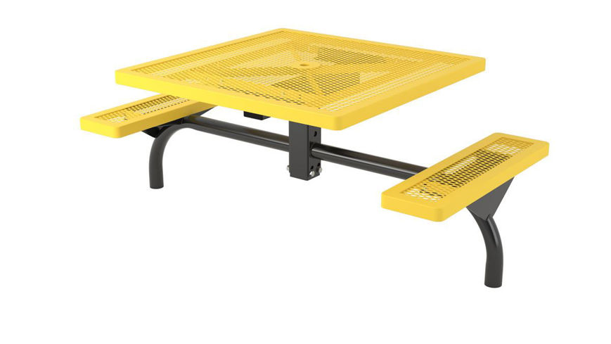 Picture of 46 in. Square Regal Web In Ground Table - 2 Seat