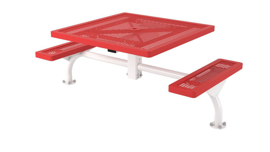 Picture of 46 in. Square Regal Web Surface Mount Table - 2 Seat 