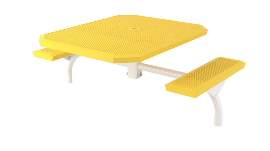 Picture of 46 in. Octagonal Infinity Innovated Web Table - 2 Seats In Ground Mount ADA 