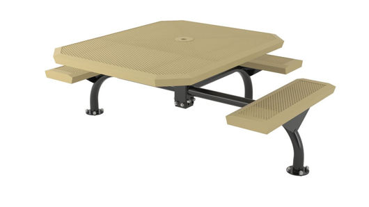 Picture of 46 in. Octagonal Infinity Innovated Web Table -3 Seats Surface Mount ADA 