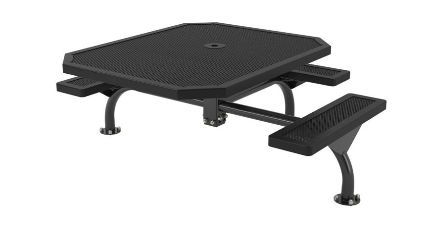 Picture of 46 in. Octagon Innovated Web Portable/Surface Mount Table - 3 Seat ADA 