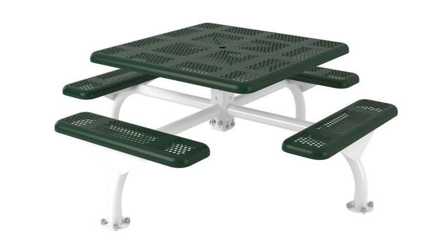 Picture of 46 in. Square Perforated Web Portable/Surface Mount Table 