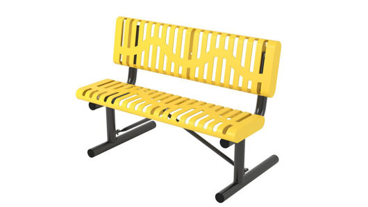 Picture of 4ft. Classic Style Rolled Edge Bench Portable