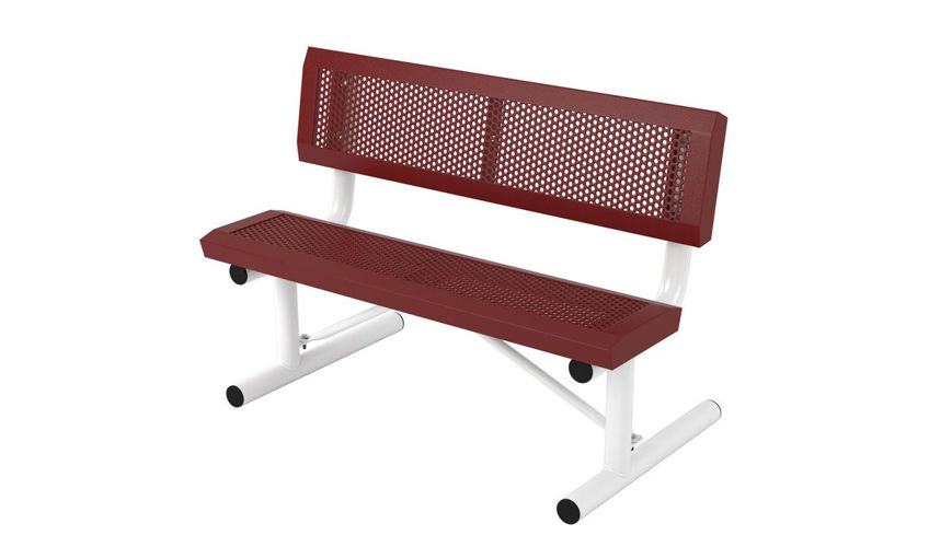 Picture of 4ft. Infinity Innovated Style Bench with Back Portable 