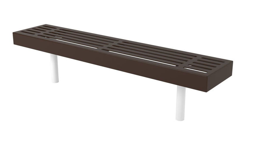 Picture of 6ft. Slat Style Bench In Ground Mount