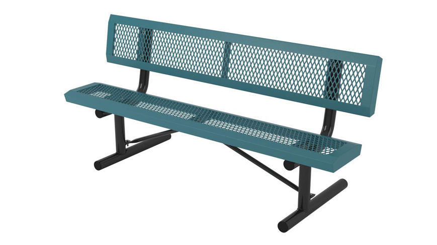 Picture of 6ft Infinity Style Bench with Back Portable