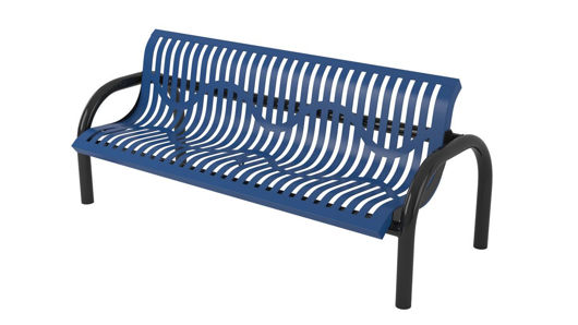 Picture of 6 ft. Modern Classic In Ground Mount Bench w/ Back