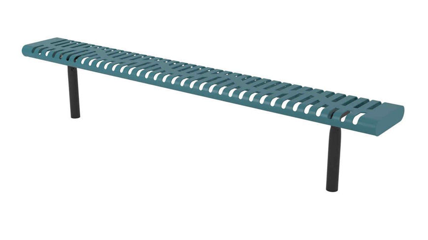 Picture of 8 ft. Classic Rolled Style Bench Ground Mount