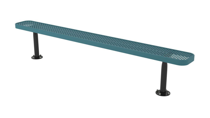 Picture of 8 ft. Ultra Leisure Perforated Surface Mount Bench