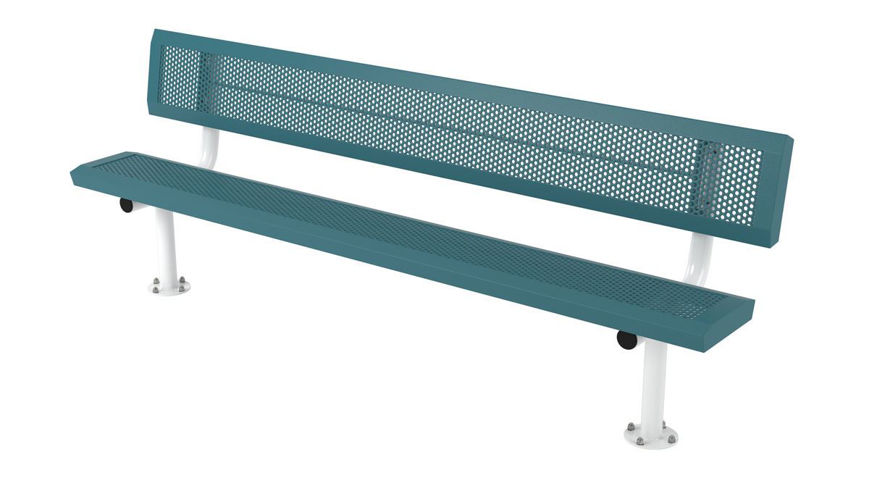 Picture of 8ft. Infinity Style Innovated Bench with Back Surface Mount 