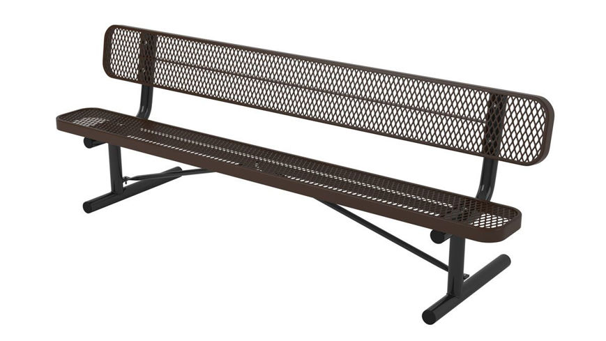 Picture of 8 ft. Ultra Leisure Portable Bench w/ Back