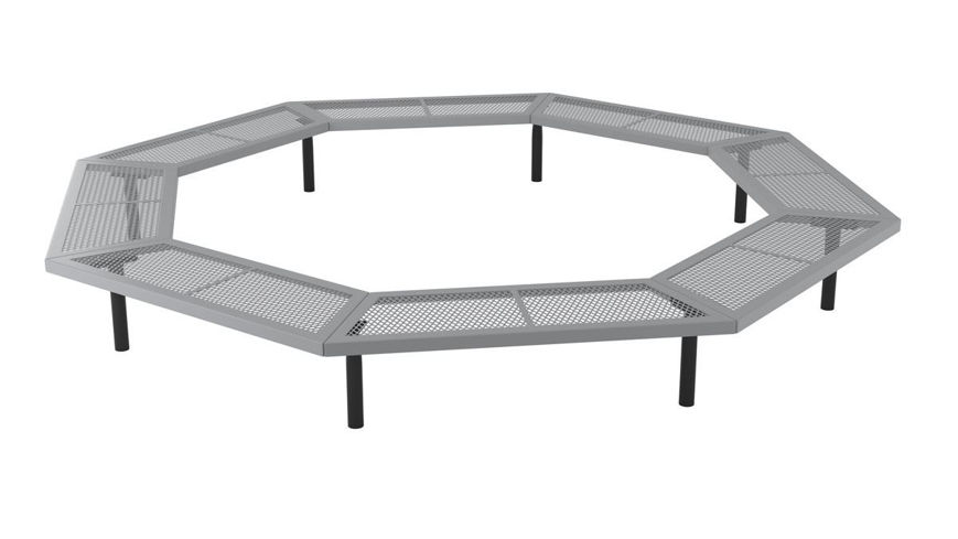 Picture of 60 in. Octagon In Ground Mount Bench