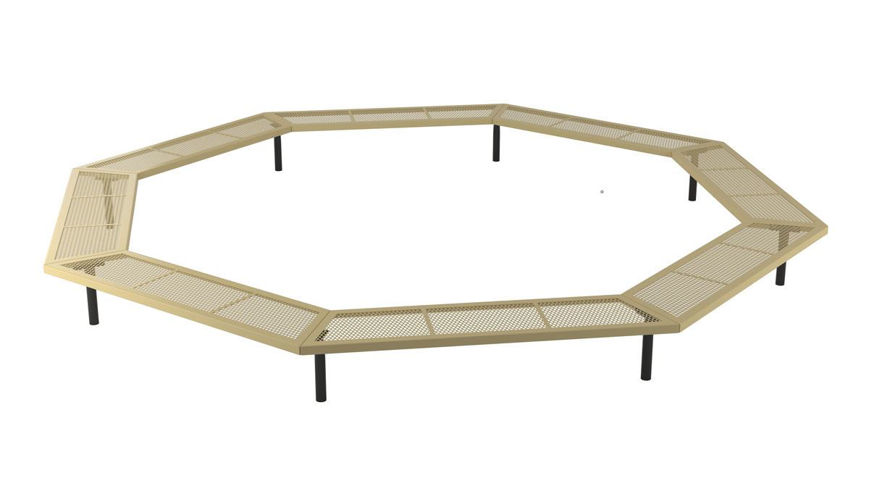 Picture of 84 in. Octagon In Ground Mount Bench