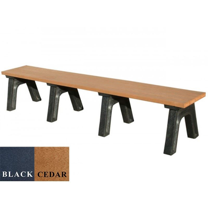 Picture of Deluxe 8' Flat Plastic Bench