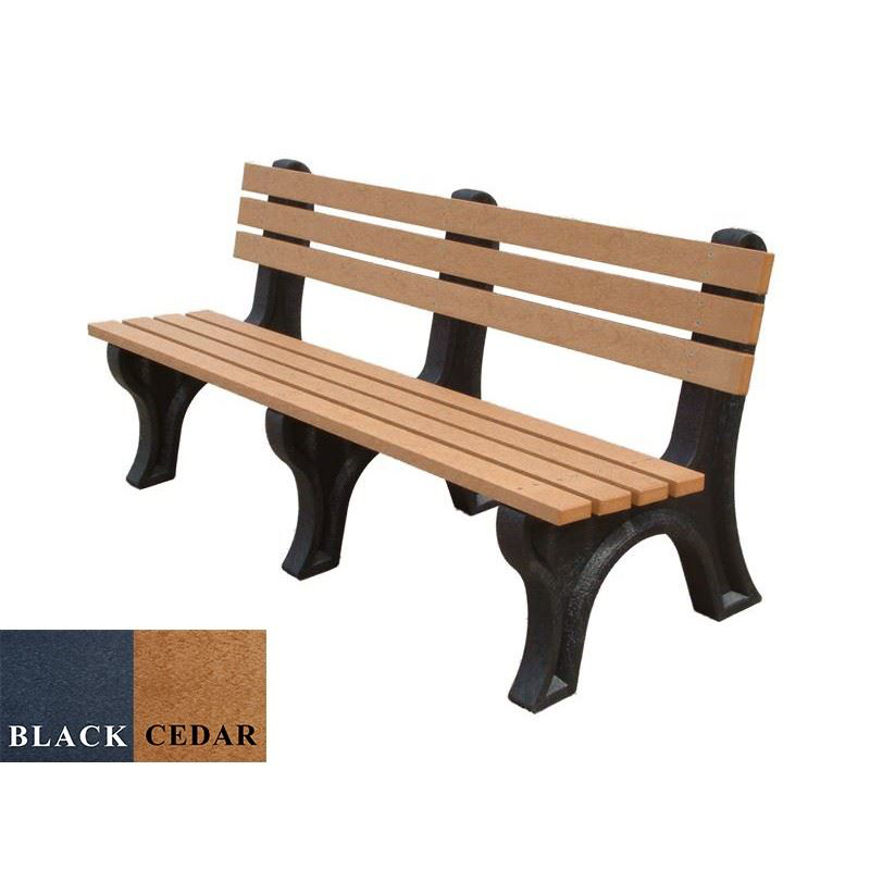 Picture of Economizer 6' Backed Plastic Bench