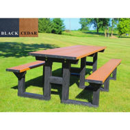 Picture of Polly Tuff Step Thru Handicap Accessible Picnic Plastic Table