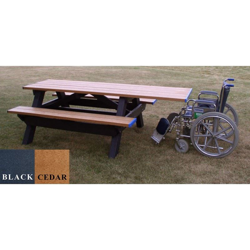 Picture of Deluxe Handicap Picnic Plastic Table