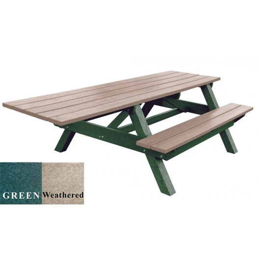 Picture of Economizer Wheelchair Accessible Picnic Plastic Table 
