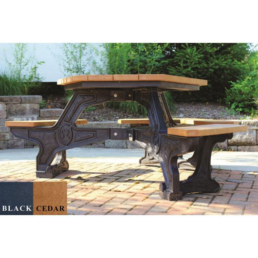 Picture of Plaza Wheelchair Accessible Picnic Plastic Table