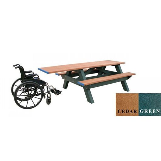 Picture of Standard Handicap Access Picnic Plastic Table