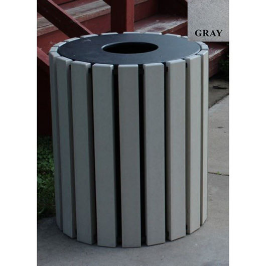 Picture of Round 33 gallon Plastic Receptacle