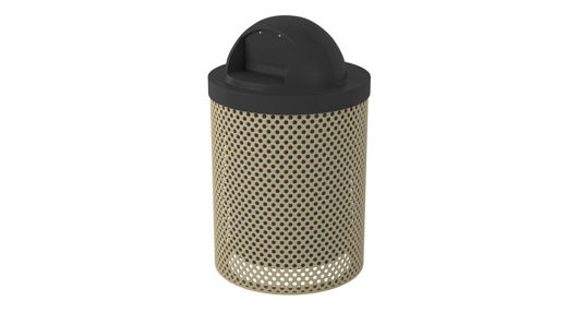 Picture of 32 Gallon Perforated Style Trash Receptacle