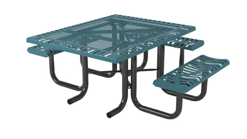 Picture of 46 in. Classic Heavy Portable Table - 3 Seats ADA