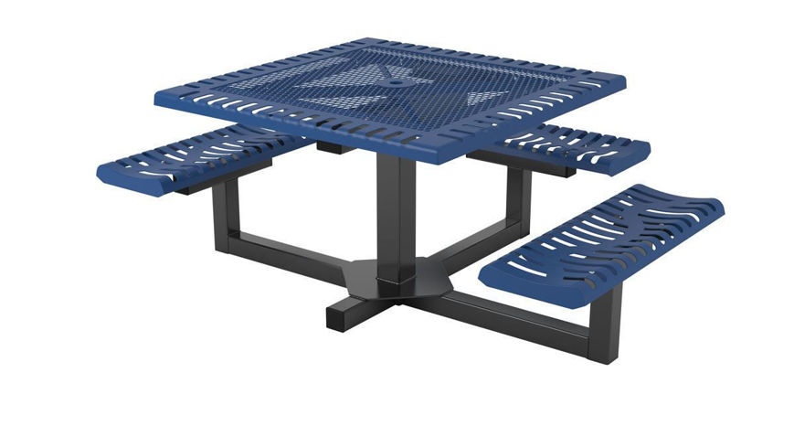 Picture of 46 in. Classic Table Ped Portable -3 Seats