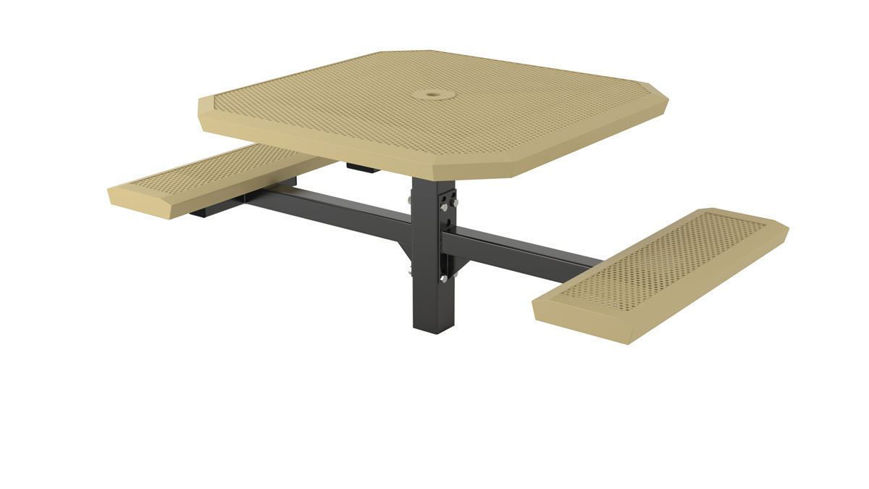 Picture of 46 in. Infinity Innovated Ped Table -2 seats In Ground Mount 